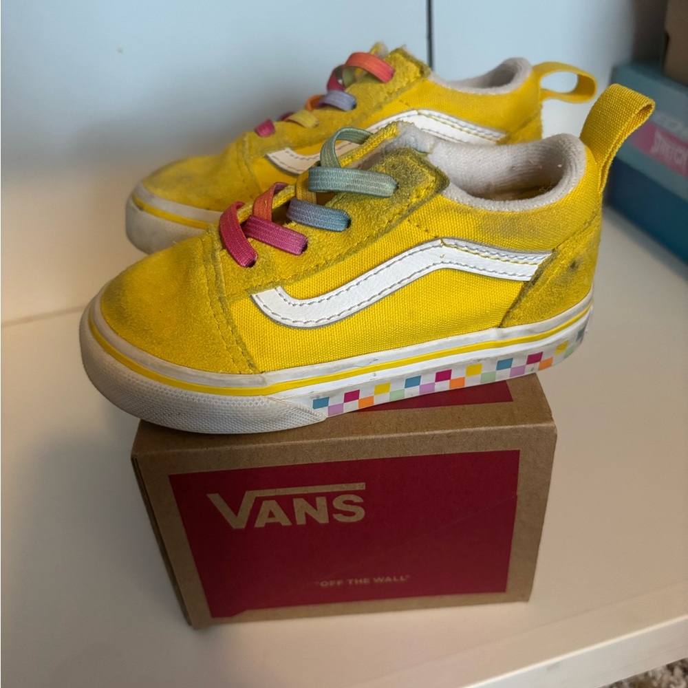 Vans Kids Yellow Sneakers